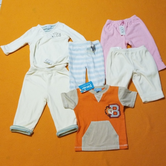 NEW CHILDRENS PLACE ORANGE STRIPE TANK TOP 6-9 MONTHS